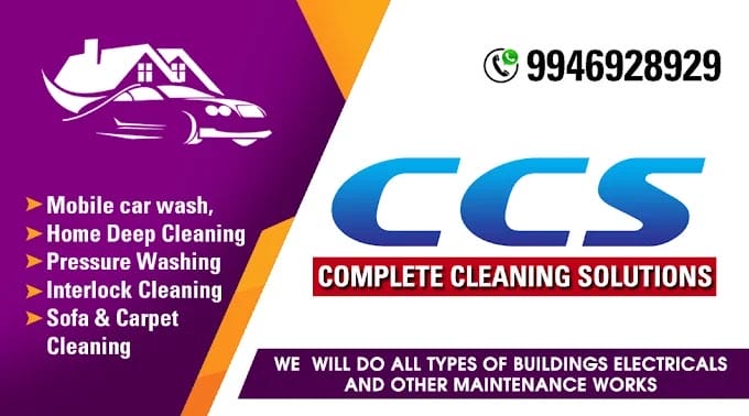 CCS House Cleaning Services & Building Maintenance Services, Thiruvananthapuram, Kerala, India.