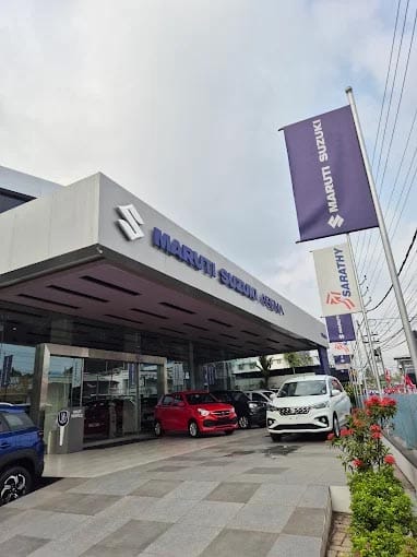 Maruti Suzuki ARENA & Sarathy Autocars, Pallimukku, Kollam, Kerala, India