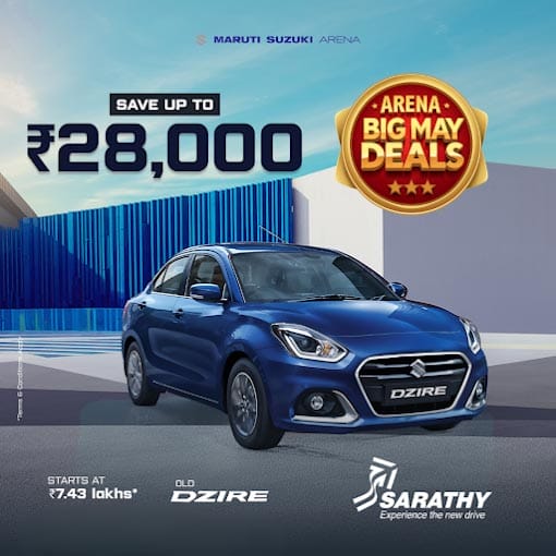 Maruti Suzuki ARENA & Sarathy Autocars, Pallimukku, Kollam, Kerala, India