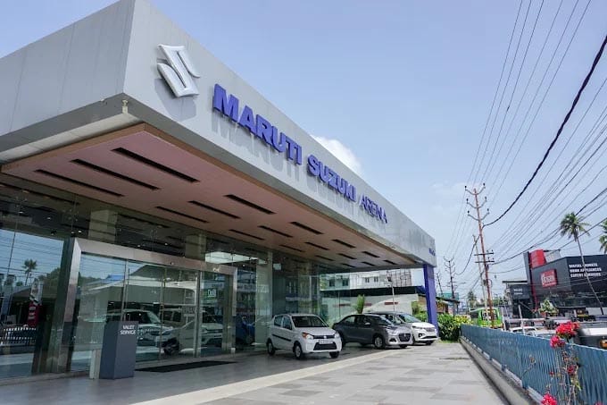 Maruti Suzuki ARENA & Sarathy Autocars, Pallimukku, Kollam, Kerala, India